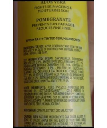 Shop Tinted Sunscreen SPF 50+ | Lightweight No White Cast | Ideal for Oily & Dry Skin | 30ml - Men & Women - Buy Online on GoSupps.com