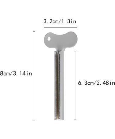 Luckycivia 10 Pcs Stainless Steel Toothpaste Tube Squeezers - Metal Dispenser for Bathroom - Buy Online on GoSupps.com