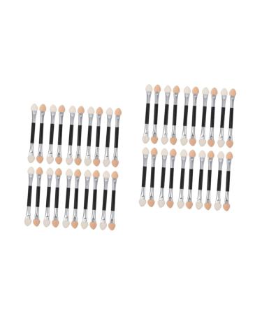 FRCOLOR 40 Pcs Latex Eye Shadow Stick Make up for Face Eye Shadow Applicator Double Sided H3210 Mix 7.5cmx2pcs Assorted Colorx2pcs