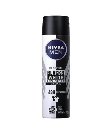 Invisible for Black & White 48h Anti-Perspirant 150ml Aquatic 150 ml (Pack of 1)