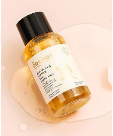 Cocoon Rose Micellar Water | Organic Hydrating Makeup Remover for Dry & Normal Skin | 4.73 fl oz - Shop Now - Buy Online on GoSupps.com