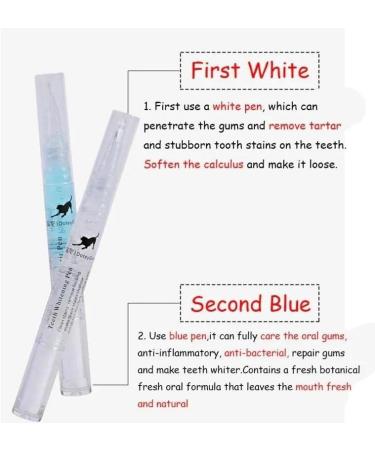 Natural Plant Substance|Pet Teeth Repairing Kit|Pet Dog/Cat Teeth Cleaning Pen for Dental Care|Pet Teeth Whitening Pen Tool - Buy Online on GoSupps.com