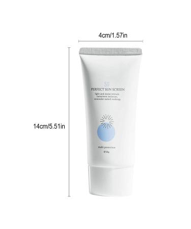 Buy SPF 50+ Sunscreen 50ml - Natural Perfume-Free Waterproof Lotion for Face & Body | Ideal for Sensitive Skin - Buy Online on GoSupps.com