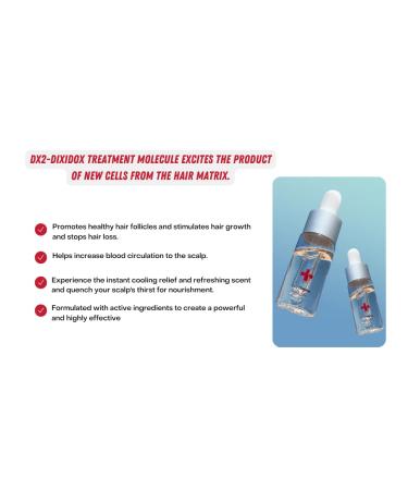 Simone Tec Dx2-Dixidox Anti Hair Loss Treatment - 10ml Dropper Stop Extreme Hair Loss in 10 Days - Fast Shipping Internationally - Buy Online on GoSupps.com
