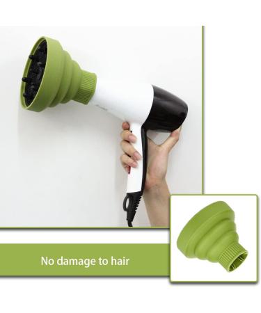 Silicone Collapsible Diffuser Hairdryer Attachment for Curly Hair Styling - Turquoise - Buy Online on GoSupps.com