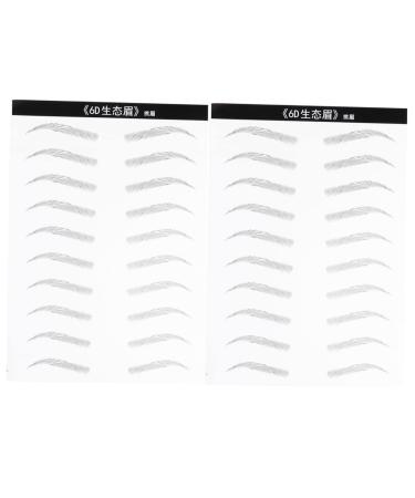 SKISUNO Eyebrow Makeup Tools 2 Pairs Makeup Decals Eyebrow Artificial Eyebrow Patch s 6d Makeup Tools Hair