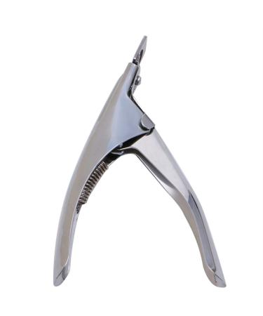 Nail Clipper for Thick Nails 1PC Acrylic UV False Nail Tips Stand-Up Cutter Clipper Scissors Tool Stainless Steel High Quality Pro (Color : Sliver)