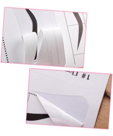 Didiseaon 10pcs Eyebrow Template Eyebrow Card Eyebrowhack Eyebrow Shaping Stencils Mold Stickers Eyebrow Shape - Buy Online on GoSupps.com