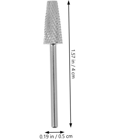 MAGICLULU Nail Polisher Manicure Grinding Head Nails Drill Bits Nail Art Grinding Heads Portable Pedicure Polisher Nail Grinding Head Ice Face Polishing Head Tungsten Steel Conical - Buy Online on GoSupps.com