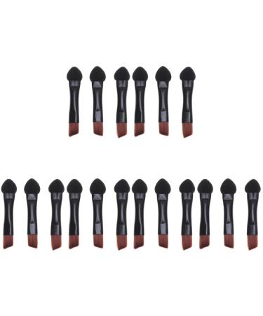 FRCOLOR 60 Pcs Eye Shadow Applicator Blending Brush Makeup Blending Sponge Black Makeup Sponge Disposable Eyeshadow Brush Mini Lip Brush Eyeshadow Applicators Girl Make up Applicator Brush 20pcsx3pcs Blackx3pcs