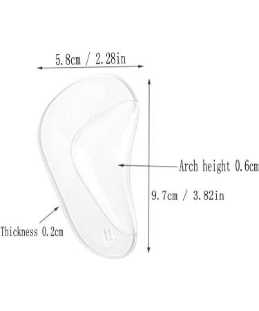 Men's High Heel Insoles - 14 Pcs Clear Silicone Gel Inserts for Foot Pain Relief | Comfort & Support for All-Day Wear - Buy Online on GoSupps.com