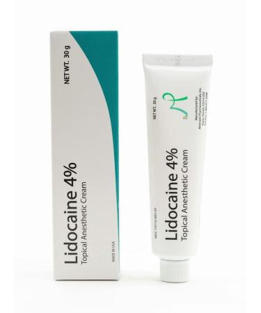 MOHNARK Lidocaine 4% Topical Anesthetic Cream for Muscle and Joint Pain, with Vitamin E for to Protect and Maintain The Skins Natural Barrier
