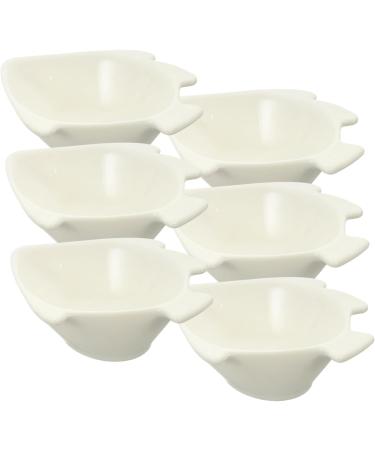 HOMSFOU 24 Pcs Fish Shaped Ceramic Dish Sauce Cups Pinch Prep Bowls Dip Dishes Soy Sauce Plates Soy Sauce Dishes Side Dish Bowls Ceramic Dip Bowls Sauce Bowl Japan Household re-usable - Buy Online on GoSupps.com