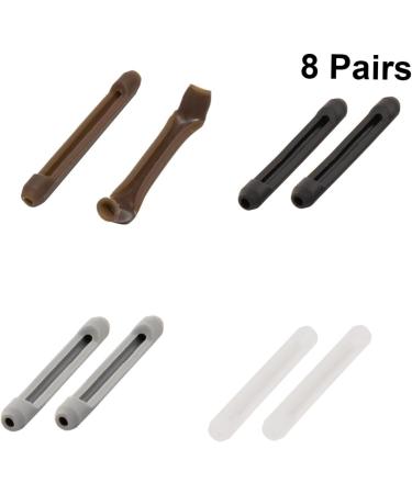 Angoily 8 Pairs Silicone Ear Hooks for Glasses | Comfortable Eyeglass Legs | International Shipping Available - Buy Online on GoSupps.com