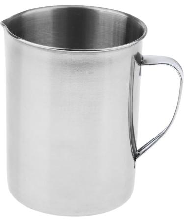 2000ml Stainless Steel Measuring Cup - Kitchen & Laboratory Liquid Mug - Durable Silver Design - Buy Online on GoSupps.com