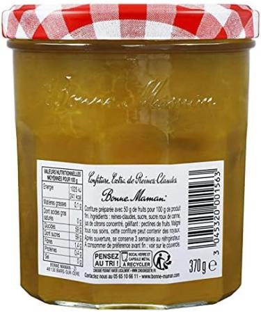 BONNE MAMAN Extra Reine-Claudes Jam 370g - Set of 4 - Buy Online on GoSupps.com