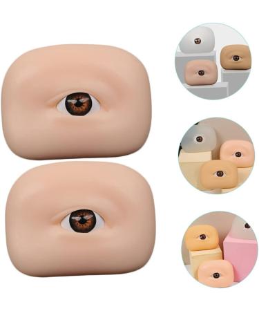 NOLITOY 2pcs Eye Practice Skin Eyeshadow Permanent Make up Practice Skin Silicone Makeup Skin Training Board 6.5x4.9cm As Shown - Buy Online on GoSupps.com