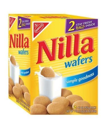 Nabisco Nilla Wafers 30 oz - Two 15 oz pck box(Pack of 2)