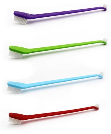 DOITOOL 2pcs Toothbrushes Pet Toothbrush Dog Teeth Cleaning Pet Grooming Dog Toothbrush Toothpaste The Dog - Buy Online on GoSupps.com