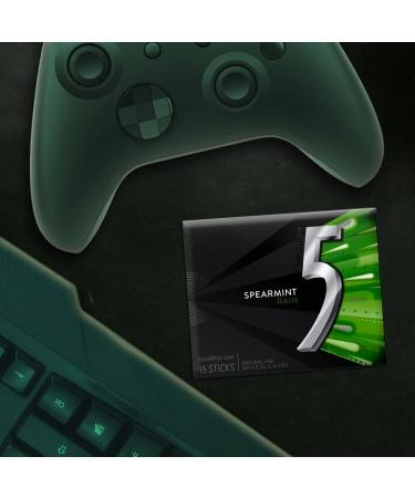 5 Gum Spearmint Rain Sugarfree Gum - 150 Pieces in 10 Packs - Buy Online on GoSupps.com