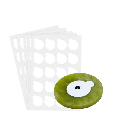 5pcs Professional Eyelash Extension Adhesive Glue Pallet - Round Stone Base Pad Tray Holder for Makeup & Cosmetic Tools - Buy Online on GoSupps.com