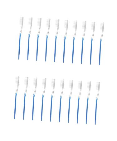 CLISPEED 50pcs Disposable Toothbrush Cleaning Brush False Toothbrush Bulk Travel PP