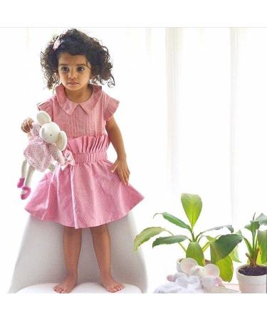 Tikiri Meiya Pink Mouse Flat Toy with Rubber Head - Eco-Friendly Children's Toy - Buy Online on GoSupps.com