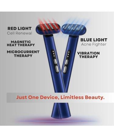 ZAQ 5-in-1 Skincare Device | Revitalize Your Skin with Red & Blue Light Therapy | Suitable for All Skin Types & Ages | Shop Internationally - Buy Online on GoSupps.com
