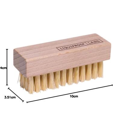 Liquiproof LABS Premium Vegetable Fibre Brush for applying our protector and shoe cleaning. 100% vegan. Natural bristles. For shoes trainers sneakers. - Buy Online on GoSupps.com