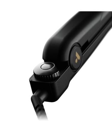 Andis 67615 Professional Flat Iron - 1-Inch Ceramic Tourmaline Ionic Hair Straightener for Frizz-Free Waves Curls & Smooth Hair - Fast Gentle Glide - Black/Gold - Buy Online on GoSupps.com