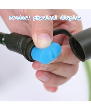 Silicone Bite Valve Replacement - 4 Pack for Water Bladders & Drinking Bags | Durable Mouthpieces & Dust Protection - Buy Online on GoSupps.com