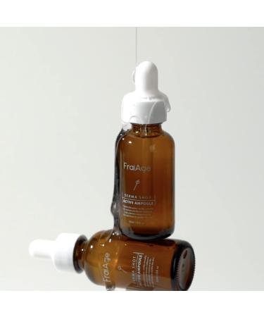 Derma Shot Active Ampoule 30ml | Hydrating Facial Serum with Hyaluronic Acid & Sea Sponge Spicules | Korean Skincare for Energy Moisturizing Calming & Pore Care - Buy Online on GoSupps.com