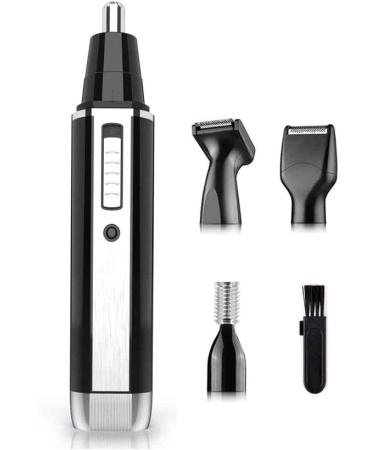 4 in 1 USB Rechargeable Ear & Nose Hair Trimmer | Portable Electric Eyebrow Shaper Kit | Easy Grooming & Cleansing - Buy Online on GoSupps.com