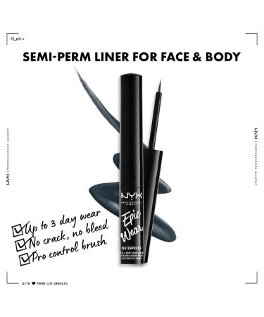 NYX Epic Wear Liquid Liner - Stone Fox Matte | Long-Lasting Waterproof Eyeliner - Buy Online on GoSupps.com
