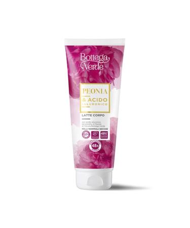 Bottega Verde Bottega Verde - Peony hyaluronic acid - Body milk - intense hydration (200 ml) - normal dry skin - 48H hydration