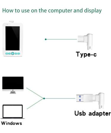 USB 4.3 inch high-Definition Visual Ear Pick with Screen Ear Cleaner Luminous ENT Visual Endoscope Compatible with iOS Android - Buy Online on GoSupps.com