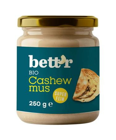Bettr Bio Cashewmus Cashew Nut Delight Premium Quality 1 x 250g