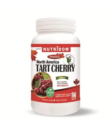 North-American Tart Cherry 500mg-120 VCaps Natural Non-GMO
