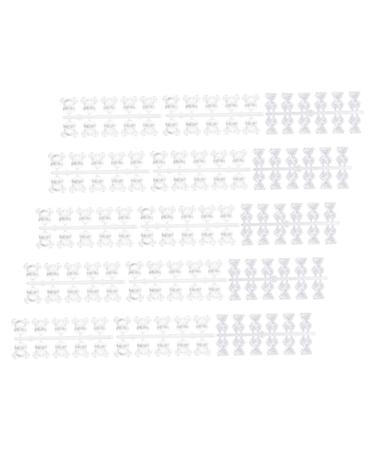 MERRYHAPY 3 Bear Head Nail Color Display Tool Cute Nail Color Displaying Tool Nail Tools Nail Polish Tools Bow Nail Color Display Tool Manicure Tools Sample Japanese