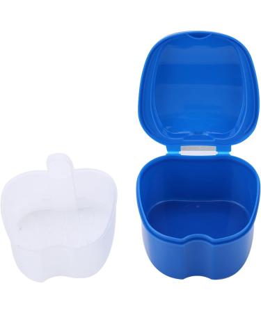 Verdant Touch Denture Box for Artificial Teeth Dark Blue 180ml with Filter Screen | International Shipping Available - Buy Online on GoSupps.com