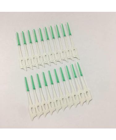 20 Soft Silicone Interdental Brushes | Portable Oral Care Set for Home Office & Travel - All-Round Cleaning Tool - Buy Online on GoSupps.com