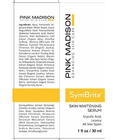 Buy Pink Madison Radiance Serum | 1 Oz Skin Radiance Cream Treatment - International Shipping Available - Buy Online on GoSupps.com