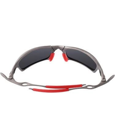 Saucer Replacement Nose Pad & Ear Cushions Set for Oakley X Squared OO6011 Sunglasses - Red One Size | International Shipping Available - Buy Online on GoSupps.com