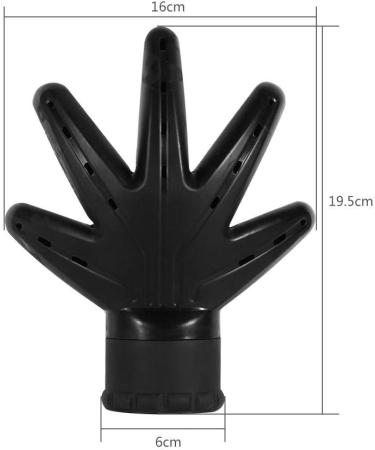 Hand Shape Hair Dryer Diffuser Hand Shape Hairdressing Curly Hair Blower Dryer Diffusers Cover Professional Styling Tool for Hair Curling - Buy Online on GoSupps.com