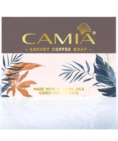 CA MIA Organic Coffee Soap - 100% Natural Handmade Exfoliating Bath Bar | Revitalize Skin & Remove Dead Cells | Antioxidant Rich | 125g - Buy Online on GoSupps.com