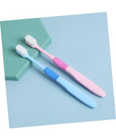 Plafope Couples Soft Toothbrush Set - 2 Extra Gentle Adult Toothbrushes for Optimal Gum Care - Buy Online on GoSupps.com