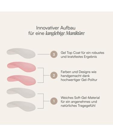 Doonails Soft Gel Press On Nails - 30 Set Toffee Almond Form | Salon Quality Full Cover Fake Nails for Comfortable Wear - Buy Online on GoSupps.com