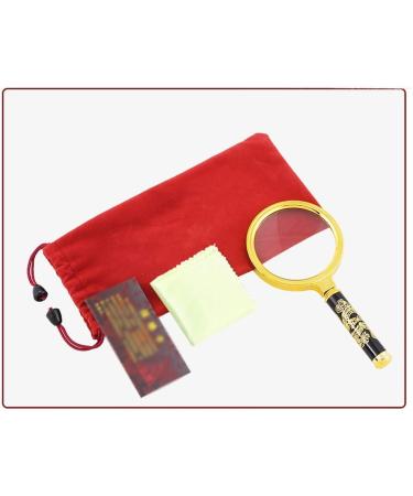 Magnifying Glasses for Hobbies Reading Magnifier Magnifying Glass Engraving Dragon 10 Times Handheld Reading - See Newspaper HD Optical Glass - Detachable Design Vision - Buy Online on GoSupps.com