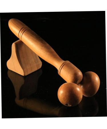 Marmerdo 3D Massage Roller & Eye Massage Devices Wooden Yoga Facial & Foot Massager for Ultimate Relaxation - Buy Online on GoSupps.com