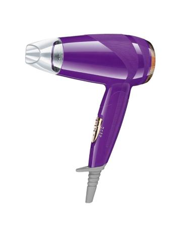 1000W Compact Blow Dryers Hair Dryer Travel Lightweight Hairdryer Folding Hairdryer Temperature Hair Dryer Hot/Cold DC Motor 3 Speeds Overheat Protection Portable for Home Use Travel Purple small gift